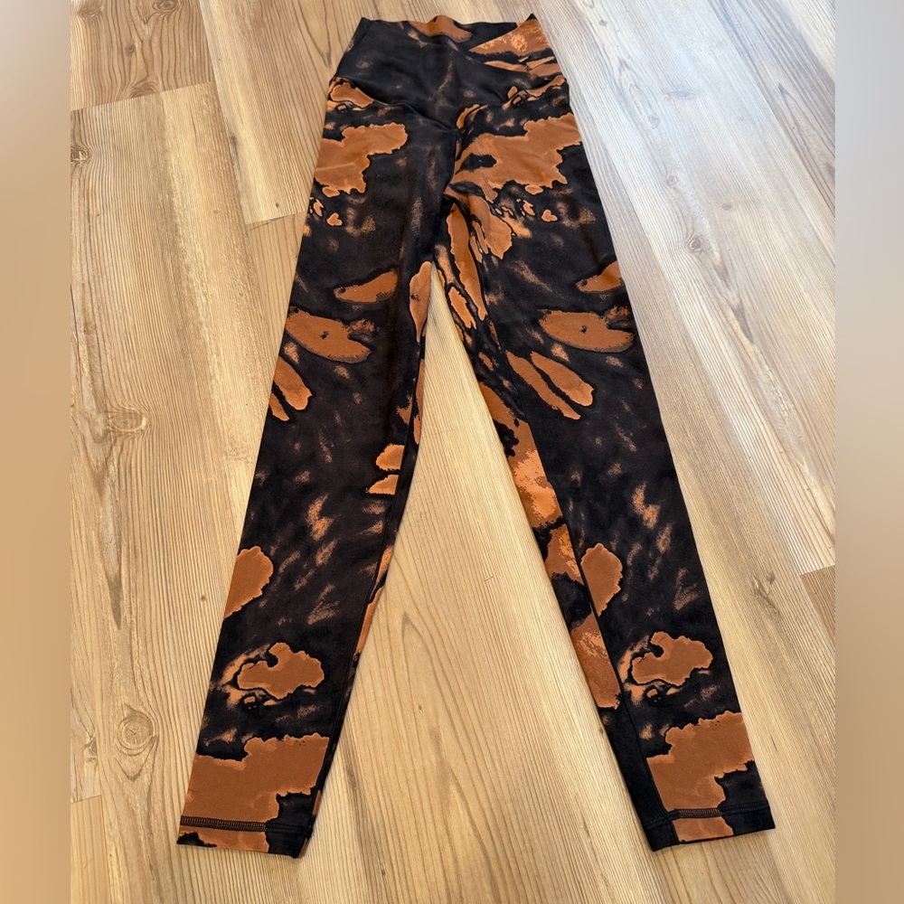 ACCT CLOSING MAKE OFFER* Offline by aerie Brown/Black Tye Dye Leggings-XS SHORT
